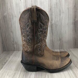 Shyanne Boots Womens 8.5M Alabama Xero Gravity Brown Leather Pull On Cowboy